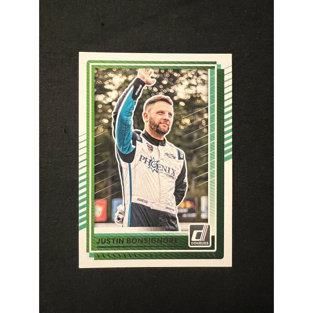 2025 Donruss Racing Justin Bonsignore #21 EX NASCAR Panini